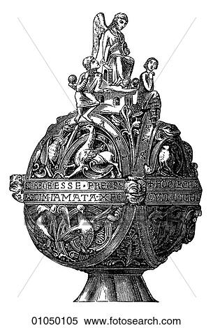 Artifacts - Metal - Belgium Romanesque Censer (a container in which incense is burned ) from Lille. View Large Illustration Stock Illustration - Artifacts - Metal - Belgium Romanesque Censer (a container in which incense is burned ) from Lille.. Fotosearch