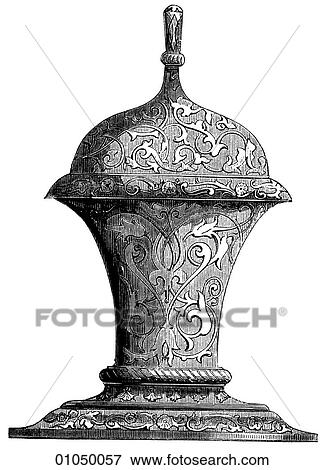 Artifacts - Metal - France Incense-Burner in the Islamic style c. 1870 View Large Illustration Stock Illustration - Artifacts - Metal - France Incense-Burner in the Islamic style c. 1870. Fotosearch