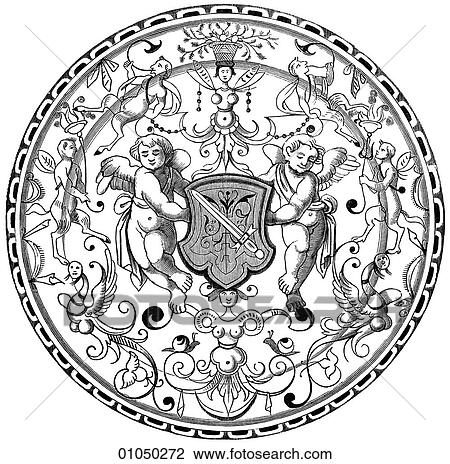 Drawing - Artifacts - Porcelain - Italy Fayence Plate - Urbino Ware c. 1550-80 Fayence is the French name for a style of tin-glazed porcelain remarkable for its fastness of color over hundreds of years. Italian manufacture was centered in the town of Faenza, near. Fotosearch