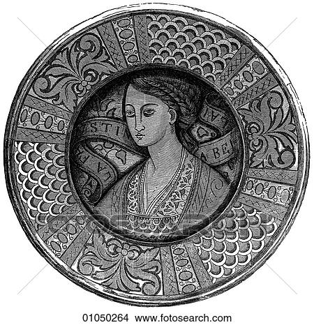 Artifacts - Porcelain - Italy Majolica Dish 16th century Majolica is a tin-glazed pottery. It was introduced to Italy from Moorish Spain through the island of Majorca, thus its name. Italian manufacture of this earthenware is known as Fayence after Fae View Large Illustration Stock Illustration - Artifacts - Porcelain - Italy Majolica Dish 16th century Majolica is a tin-glazed pottery. It was introduced to Italy from Moorish Spain through the island of Majorca, thus its name. Italian manufacture of this earthenware is known as Fayence after Fae. Fotosearch