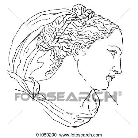 Clipart - Artifacts - Relief - Italy Head from the Descent from the Cross. By Begeralli S. Francesco at Modena.. Fotosearch