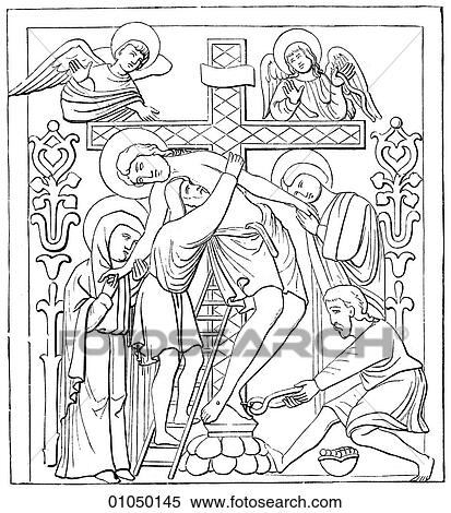 Artifacts - Relief - Italy Relief from the pulpit in Santa Leonardo at Florence. End of the 12th Century. View Large Illustration Stock Illustration - Artifacts - Relief - Italy Relief from the pulpit in Santa Leonardo at Florence. End of the 12th Century.. Fotosearch