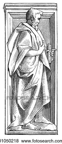 Stock Illustration - Artifacts - Relief - Italy Relief in Marble by Baccio Bandinelli (1493-1560). The artist was a Florentine sculptor of the mannerist school who gained the patronage of the Medicis in the mid-16th century. Michelangelo was one of his strongest influences.. Fotosearch