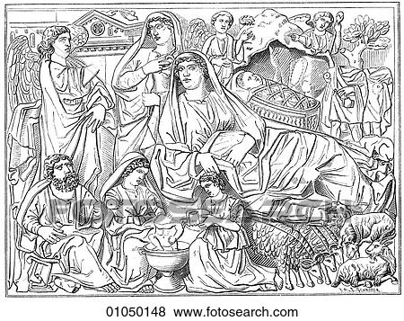 Artifacts - Relief - Italy The Birth of Christ, a relief on the Pulpit in the Baptistery at Pisa by Niccol~ Pisano c. 1260 (1220-1284). Along with his son Giovanni, Pisano created a unique late Gothic style of sculpture in Italy at the dawn of the Renais View Large Illustration Stock Illustration - Artifacts - Relief - Italy The Birth of Christ, a relief on the Pulpit in the Baptistery at Pisa by Niccol~ Pisano c. 1260 (1220-1284). Along with his son Giovanni, Pisano created a unique late Gothic style of sculpture in Italy at the dawn of the Renais. Fotosearch