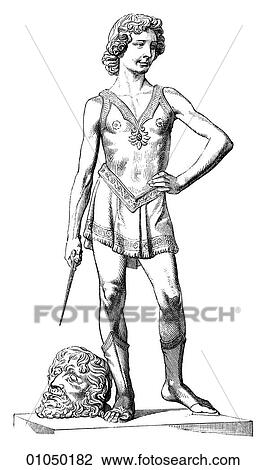 Artifacts - Sculpture - Italy View Large Illustration Drawing - Artifacts - Sculpture - Italy. Fotosearch