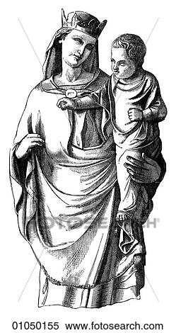 Stock Illustration - Artifacts - Sculpture - Italy Madonna in Santa Maria della Spina at Pisa by Nino Pisano The artist and architect was the son of the sculptor Andrea Pisano.. Fotosearch