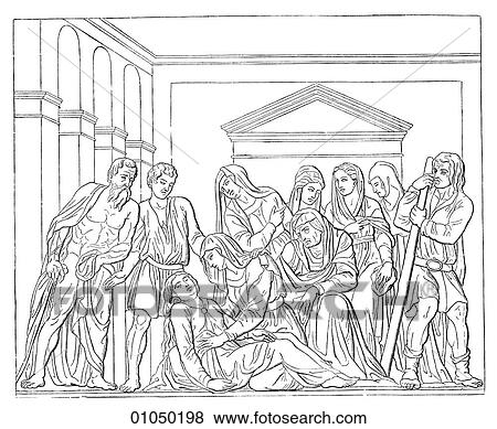 Artifacts - Sculpture - Italy Relief by Jacopo Sansovino (1486-1570) Santa Antonio at Padua. c. 1545-1550. The sculptor`s original name was Jacopo Tatti. He adopted the name of his master Andrea Sonsovino in whose studio he worked. He was one of many ar View Large Illustration Stock Illustration - Artifacts - Sculpture - Italy Relief by Jacopo Sansovino (1486-1570) Santa Antonio at Padua. c. 1545-1550. The sculptor`s original name was Jacopo Tatti. He adopted the name of his master Andrea Sonsovino in whose studio he worked. He was one of many ar. Fotosearch