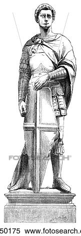 Artifacts - Sculpture - Italy St. George a Marble statue by Donatello (1386-1466) in San Micchele at Florence. The sculptor is generally agreed to be one of the greatest of all Renaissance artists. He was born in the year work began on the Cathedral at M View Large Illustration Stock Illustration - Artifacts - Sculpture - Italy St. George a Marble statue by Donatello (1386-1466) in San Micchele at Florence. The sculptor is generally agreed to be one of the greatest of all Renaissance artists. He was born in the year work began on the Cathedral at M. Fotosearch
