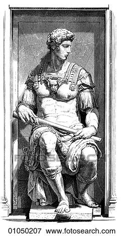 Artifacts - Sculpture - Italy Tomb of Giuliano de` Medici (1479-1516) - by Michelangelo Buonarotti (1475-1564) The subject ruled Florence 1512-13. The sculptor was, in his lifetime, generally regarded as one of the greatest living artists. Now with the View Large Illustration Stock Illustration - Artifacts - Sculpture - Italy Tomb of Giuliano de` Medici (1479-1516) - by Michelangelo Buonarotti (1475-1564) The subject ruled Florence 1512-13. The sculptor was, in his lifetime, generally regarded as one of the greatest living artists. Now with the. Fotosearch