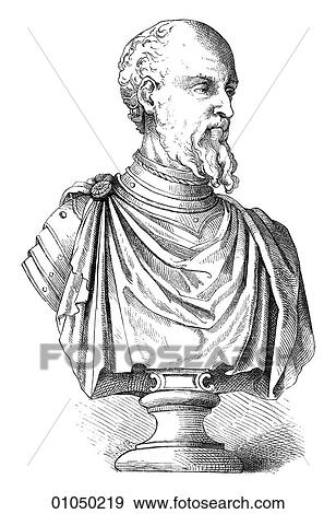 Artifacts - Sculpture - Italy Tommaso Contarini, a Doge (Duke) of Venice, a Marble Bust by Alessandro Vittoria (1525-1608). Santa Maria dell` Orto at Venice. The Contarini family provided Venice with eight Doges. Their family was one of 12 who elected View Large Illustration Stock Illustration - Artifacts - Sculpture - Italy Tommaso Contarini, a Doge (Duke) of Venice, a Marble Bust by Alessandro Vittoria (1525-1608). Santa Maria dell` Orto at Venice. The Contarini family provided Venice with eight Doges. Their family was one of 12 who elected. Fotosearch