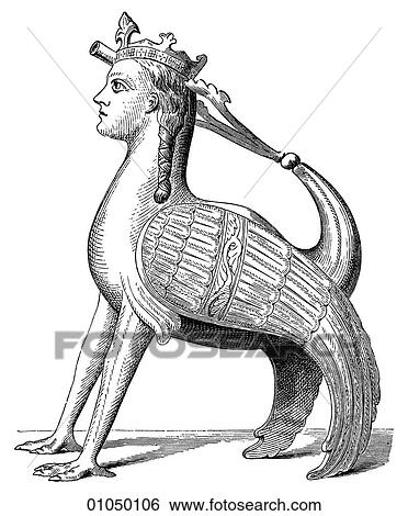 Stock Illustration - Artifacts - Silver - England Romanesque Water-Vessel (Aquamanilium) in the Church of St. John at Herford c. 1100. Fotosearch