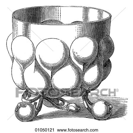 Clip Art - Artifacts - Silver - Germany Silver Cup, c. 1599.. Fotosearch