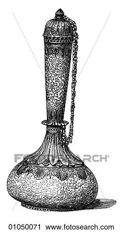 Artifacts - Silver - India Silver Flask c. 1750 View Large Illustration Clip Art - Artifacts - Silver - India Silver Flask c. 1750. Fotosearch