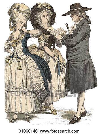 ファッション 衣装 フランス Color C 1780 ルイ Xvi そして マリー アントワネット あった 王 女王 の Pre Revolutionary フランス いつか これ ファッション あった 中に Style 豊富 そして 華やか スタイル の