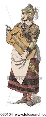 Stock Illustration - Fashion & Costume - (Color) c. 1570 Germany In this period Italian and Flemish painters such as Paul Rubens and Caravaggio were at the height of their power and influence.. Fotosearch
