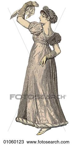 Fashion & Costume - (Color) c. 1808-1809 Germany In this period extensive excavations begin at Pompeii (1808); Beethoven wrote the "Emperor" piano concerto; Napoleon divorced Josephine (1809) and Abraham Lincoln, 16th President of the U. S. was born (1 View Large Illustration Drawing - Fashion & Costume - (Color) c. 1808-1809 Germany In this period extensive excavations begin at Pompeii (1808); Beethoven wrote the "Emperor" piano concerto; Napoleon divorced Josephine (1809) and Abraham Lincoln, 16th President of the U. S. was born (1. Fotosearch