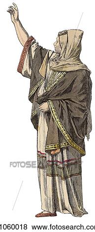 Fashion & Costume - (Color) Carolingian France 750-800 A. D. The Carolingian dynasty (so called because they named many of the kings Charles) ruled a major part of France and Northern Italy in the early Middle Ages. In this period blast furnaces for mak View Large Illustration Stock Illustration - Fashion & Costume - (Color) Carolingian France 750-800 A. D. The Carolingian dynasty (so called because they named many of the kings Charles) ruled a major part of France and Northern Italy in the early Middle Ages. In this period blast furnaces for mak. Fotosearch