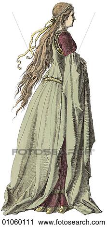 Fashion & Costume - (Color) Late 14th Century c. 1390 England In this period rockets were used for the first time in warfare at the Battle of Chioggia (1380) between the city states of Genoa and Venice and cast iron became generally available throughout E View Large Illustration Clip Art - Fashion & Costume - (Color) Late 14th Century c. 1390 England In this period rockets were used for the first time in warfare at the Battle of Chioggia (1380) between the city states of Genoa and Venice and cast iron became generally available throughout E. Fotosearch