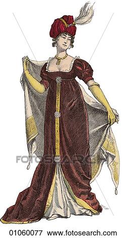 Fashion & Costume - (Color) View Large Illustration Stock Illustration - Fashion & Costume - (Color). Fotosearch
