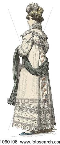 Fashion & Costume - Germany - (Color) c. 1820 Germany In this period British workers are allowed to unionize (1824); Louis Pasteur was born (1822); Beethoven died (1827); the first railroad tunnel was constructed, on the Liverpool-Manchester line in En View Large Illustration Stock Illustration - Fashion & Costume - Germany - (Color) c. 1820 Germany In this period British workers are allowed to unionize (1824); Louis Pasteur was born (1822); Beethoven died (1827); the first railroad tunnel was constructed, on the Liverpool-Manchester line in En. Fotosearch