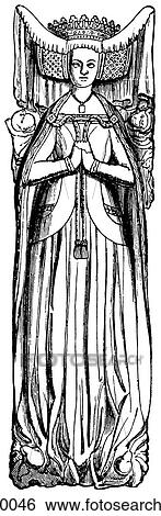 Stock Illustration - Fashion & Costume - line art c. 1430 In this period the painter Andrea Mantegna was born (1431); Donatello produced his "David" sculpture; the Germanic "double-eagle" was adopted as the symbol of the Holy Roman Emperors; Fra Angelico paints at the. Fotosearch