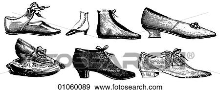 Fashion & Costume - line art c. 1900 l - r top row: child`s shoe, 1870`s, bathing shoe, 1890`s l - r bottom row: 1870`s, 1880`s, 1890`s, In this period Cuba fought Spain for its independence (1895); H. G. Wells published "The Time Machine"; King Gille View Large Illustration Stock Illustration - Fashion & Costume - line art c. 1900 l - r top row: child`s shoe, 1870`s, bathing shoe, 1890`s l - r bottom row: 1870`s, 1880`s, 1890`s, In this period Cuba fought Spain for its independence (1895); H. G. Wells published "The Time Machine"; King Gille. Fotosearch