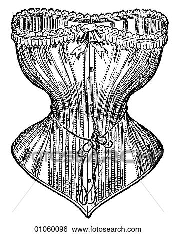 Fashion & Costume - line art c. 1885-1900 Woman`s corset In this period Cuba fought Spain for its independence (1895); H. G. Wells published "The Time Machine"; King Gillette invented the safety razor(1895) and the first modern Olympics were held in At View Large Illustration Stock Illustration - Fashion & Costume - line art c. 1885-1900 Woman`s corset In this period Cuba fought Spain for its independence (1895); H. G. Wells published "The Time Machine"; King Gillette invented the safety razor(1895) and the first modern Olympics were held in At. Fotosearch