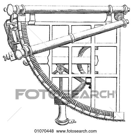 Science & Medicine - line art Astronomy Astronomical Quadrant An instrument of navigation - 18th century View Large Illustration Stock Illustration - Science & Medicine - line art Astronomy Astronomical Quadrant An instrument of navigation - 18th century. Fotosearch