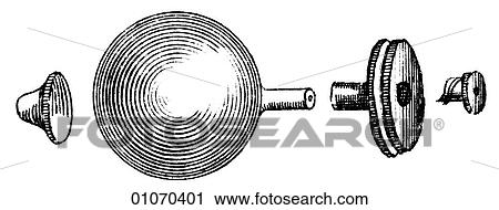 Clip Art - Science & Medicine - line art (Scientific) Laboratory equipment Electricity. Fotosearch