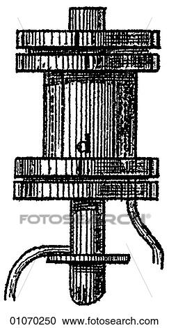 Clipart - Science & Medicine - line art (Scientific) Laboratory equipment experiment. Fotosearch
