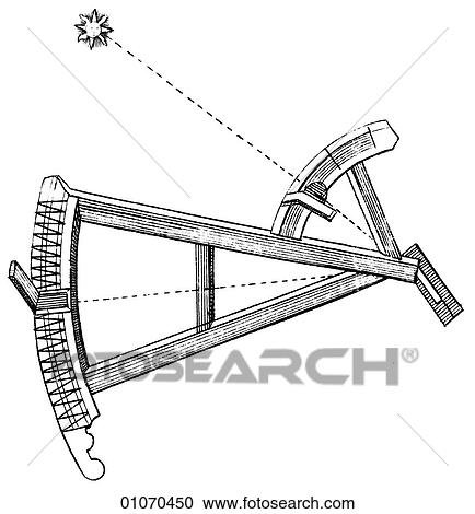 Science & Medicine - line art (Scientific) Astronomy Davis`s Quadrant John Davis (1550-1605) was an Englishman who searched for the famed Northwest Passage. He commanded a ship alongside Sir Walter Raleigh in the battle with the Spanish Armada in 1588 an View Large Illustration Clipart - Science & Medicine - line art (Scientific) Astronomy Davis`s Quadrant John Davis (1550-1605) was an Englishman who searched for the famed Northwest Passage. He commanded a ship alongside Sir Walter Raleigh in the battle with the Spanish Armada in 1588 an. Fotosearch