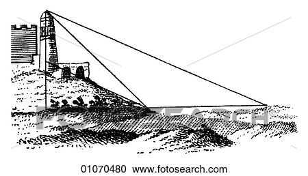 Clipart - Science & Medicine - line art (Scientific) Mathematics Astronomy Altitude. Fotosearch