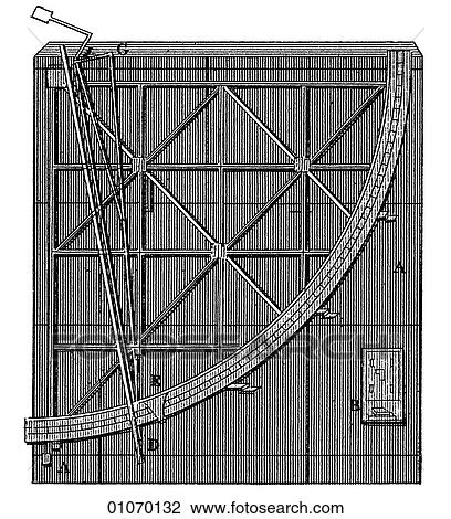 Drawing - Science & Medicine - line art (Scientific) Astronomy Quadrant. Fotosearch