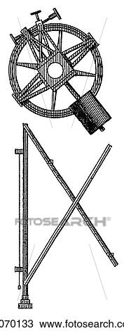 Science & Medicine - line art (Scientific) Astronomy Telescope View Large Illustration Drawing - Science & Medicine - line art (Scientific) Astronomy Telescope. Fotosearch