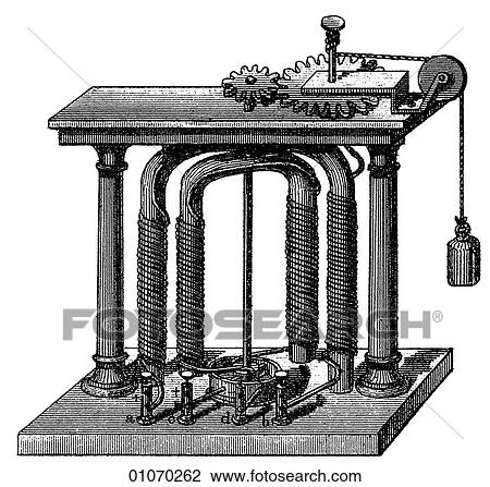 Drawing - Science & Medicine - line art (Scientific) Laboratory equipment experiment. Fotosearch