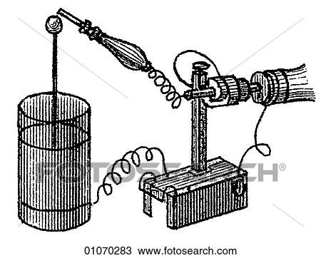 Drawing - Science & Medicine - line art (Scientific) Laboratory equipment. Fotosearch