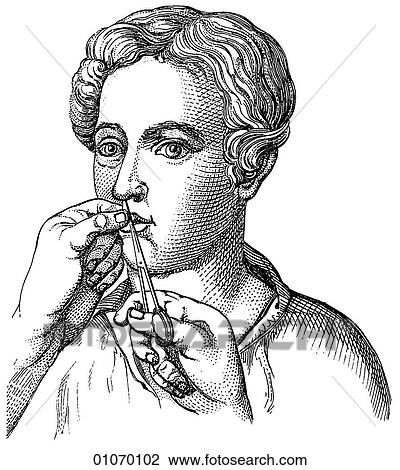 Drawing - Science & Medicine - line art (Medical). Fotosearch