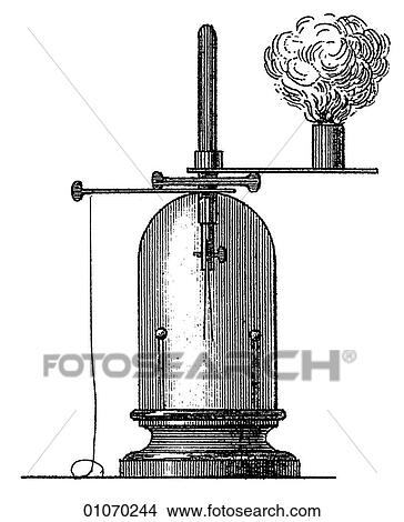 Stock Illustration - Science & Medicine - line art (Scientific) Laboratory equipment. Fotosearch