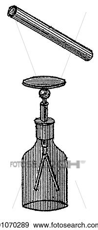 Stock Illustration - Science & Medicine - line art (Scientific) Laboratory equipment. Fotosearch