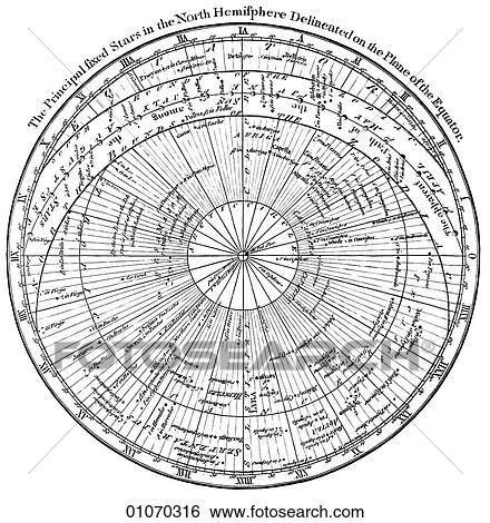 Stock Illustration - Science & Medicine - line art (Scientific) Astronomy. Fotosearch