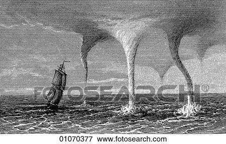 Stock Illustration - Science & Medicine - line art Scientific Meteorology. Fotosearch