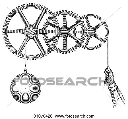 Science & Medicine - line art (Scientific) Physics Mechanical Power View Large Illustration Stock Illustration - Science & Medicine - line art (Scientific) Physics Mechanical Power. Fotosearch
