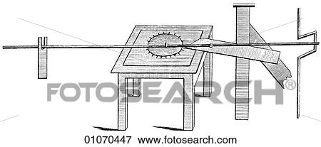 Stock Illustration - Science & Medicine - line art (Scientific) Mathematics Burrough`s Machine calculator DAC . Fotosearch