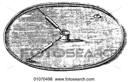 Stock Illustration - Science & Medicine - line art (Scientific) Compass. Fotosearch