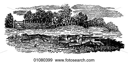 Flora & Fauna - line art - a 19th century engraving Animal Dogs Fox Hounds A scene of fox hunting. It has been said of this sport that it is "the pursuit of the inedible by the unspeakable. " View Large Illustration Stock Illustration - Flora & Fauna - line art - a 19th century engraving Animal Dogs Fox Hounds A scene of fox hunting. It has been said of this sport that it is "the pursuit of the inedible by the unspeakable. ". Fotosearch