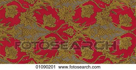 Patterns & Motifs - England - (Color) A design for a paper tissue that uses a grape and vine motif c. 1845. This design was created in the year the U. S. Naval Academy at Annapolis, Maryland opened and both Texas and Florida joined the union. View Large Illustration Clip Art - Patterns & Motifs - England - (Color) A design for a paper tissue that uses a grape and vine motif c. 1845. This design was created in the year the U. S. Naval Academy at Annapolis, Maryland opened and both Texas and Florida joined the union.. Fotosearch