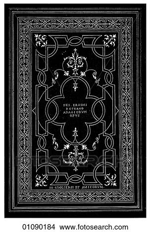 Patterns & Motifs - Germany - line art Grolier Binding, Europe, 16th century. View Large Illustration Stock Illustration - Patterns & Motifs - Germany - line art Grolier Binding, Europe, 16th century.. Fotosearch