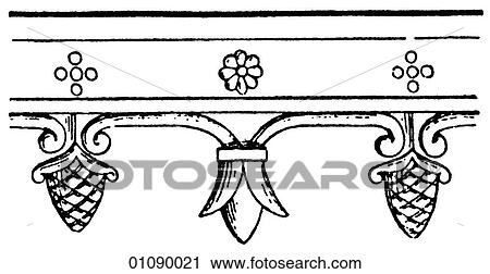 Clip Art - Patterns & Motifs - line art Assyrian Ornaments Assyria is an ancient kingdom in Mesopotamia (modern day northern Iraq and south eastern Turkey) which lies between the Tigris & Euphrates rivers (Mesopotamia is Greek for "between the rivers") - arguabl. Fotosearch
