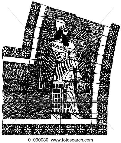 Patterns & Motifs - line art Assyrian Ornament Highly stylized motifs and decorative patterns. Assyria is an ancient kingdom in Mesopotamia (modern day northern Iraq and south eastern Turkey) which lies between the Tigris & Euphrates rivers (Mesopotamia View Large Illustration Clipart - Patterns & Motifs - line art Assyrian Ornament Highly stylized motifs and decorative patterns. Assyria is an ancient kingdom in Mesopotamia (modern day northern Iraq and south eastern Turkey) which lies between the Tigris & Euphrates rivers (Mesopotamia. Fotosearch