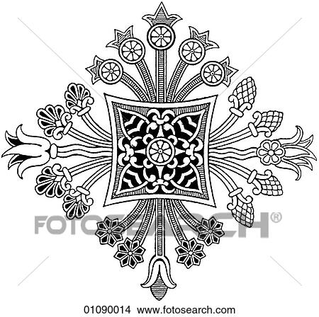 Stock Illustration - Patterns & Motifs - line art Assyrian Ornaments Assyria is an ancient kingdom in Mesopotamia (modern day northern Iraq and south eastern Turkey) which lies between the Tigris & Euphrates rivers (Mesopotamia is Greek for "between the rivers") - arguabl. Fotosearch